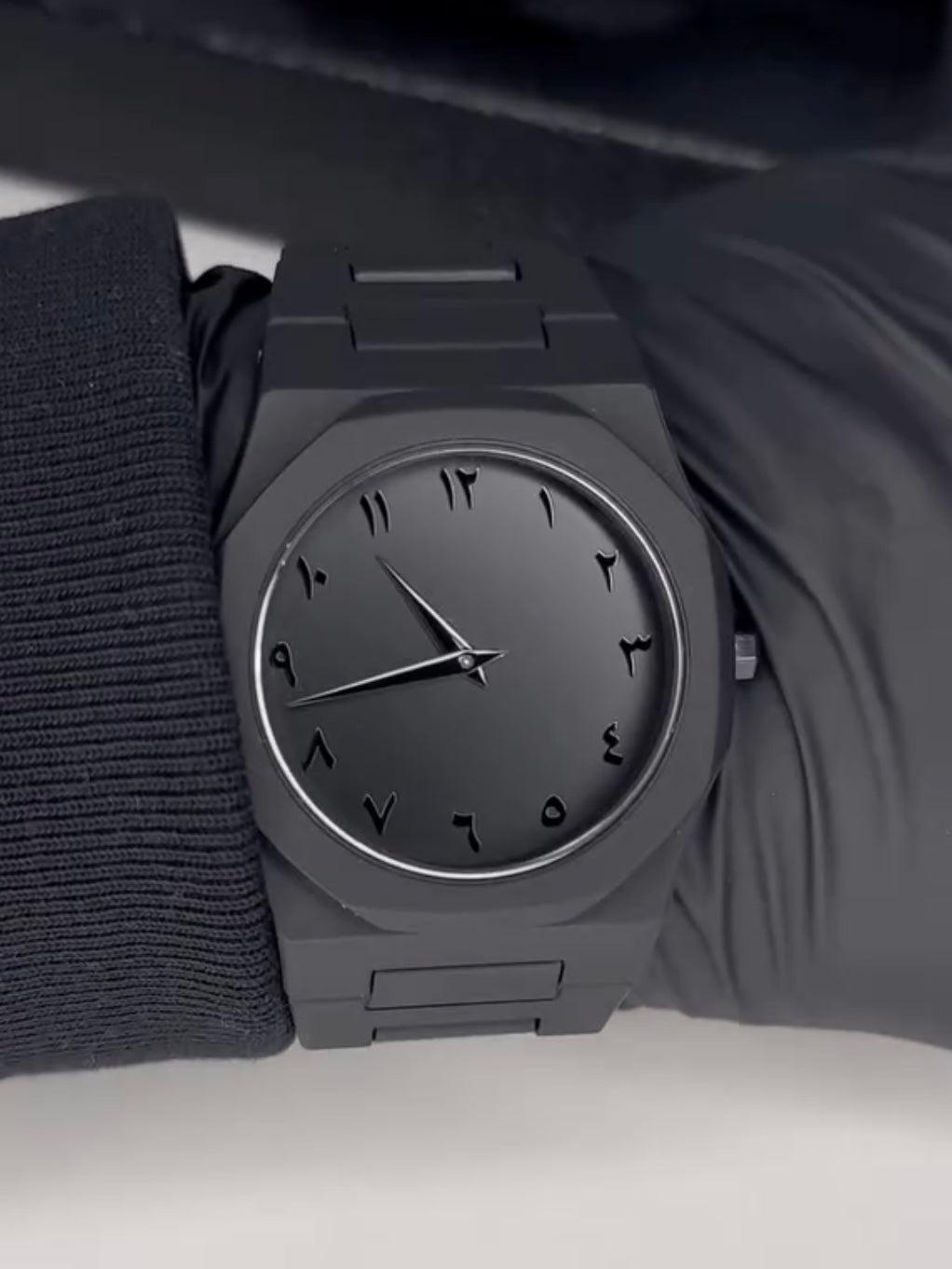 Original Black Arabic Aura Watch